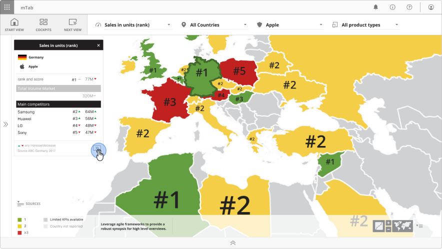 Discover – Map view zoomed in