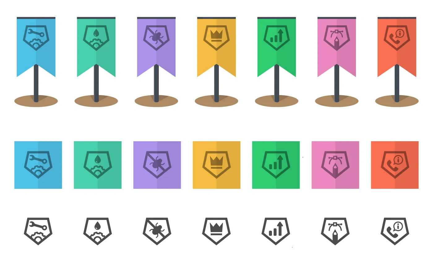 GetBadges sample guild symbols