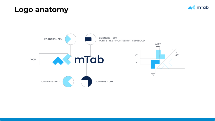 mTab logo anatomy